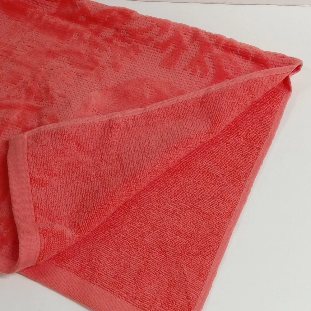 NEW Kassafina Hand Towels Set Of 4 Coastal Coral